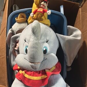 Disney Dumbo Plush with Red and Yellow Cape